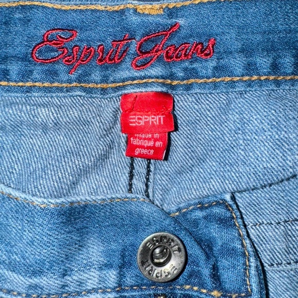 Esprit Jeans Medium Wash Wide Flare Leg Jeans, Sz 12 - Picture 10 of 12